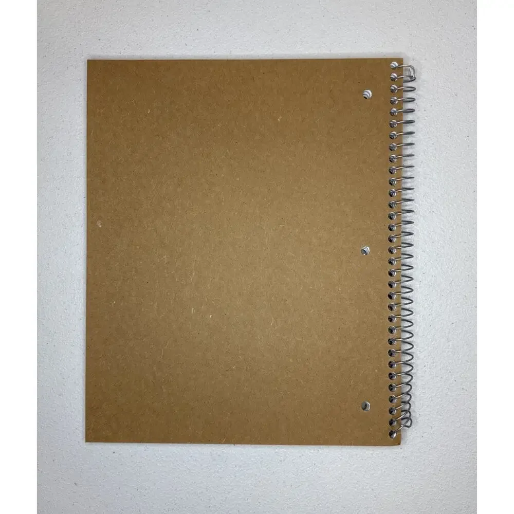 Five Star 1 Subject Notebook Wide Ruled 100 Sheets Yellow Spiral 10.5x8